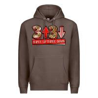 Coffee three up three down baseball Premium Hoodie - Jasminsmagicworld