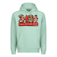 Seafoam three up three down baseball Premium Hoodie - Jasminsmagicworld