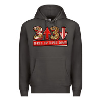 Smoke three up three down baseball Premium Hoodie - Jasminsmagicworld