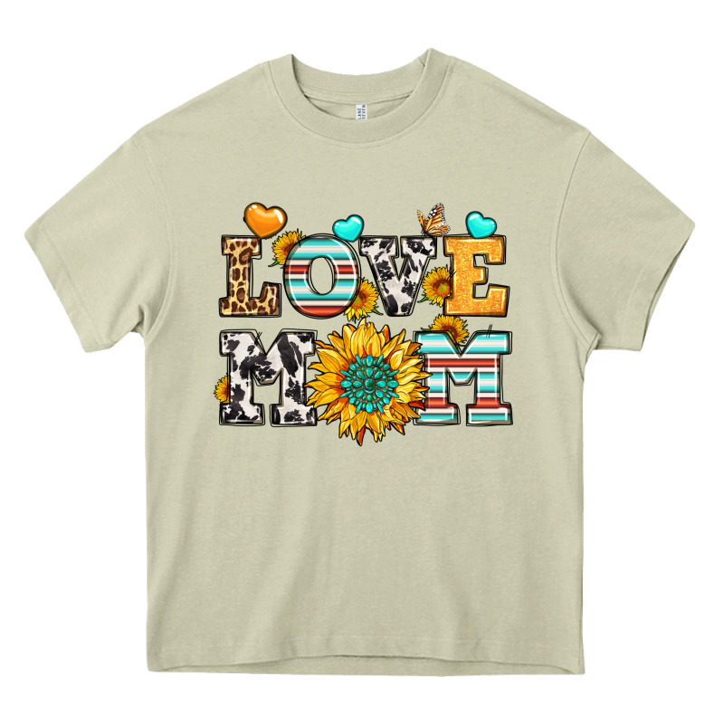 Love Mom Heavy Core Tee by LillyAllenDesigns | Teevron