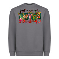 Storm Just A Girl Who Loves Christmas Heavyweight Sweatshirt - FaDigitalArtStudio