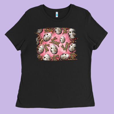 Easter Quail Eggs And Leopard Bunny Ladies Tee Designed By Ranaportraitstore