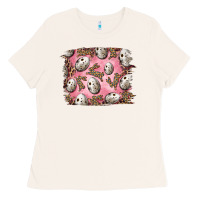 Bone Easter Quail Eggs And Leopard Bunny Ladies Tee - RanaPortraitStore