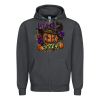 Smoke lets get spooky Zipper Hoodie - SublimationCraftShop