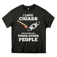 Asphalt Funny Cigar Accessories Gift Set Cigar Lover Smokers Party Heavy Core Tee - minhPixels