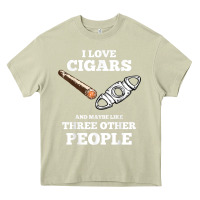 Mossy Funny Cigar Accessories Gift Set Cigar Lover Smokers Party Heavy Core Tee - minhPixels