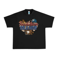 Black Touchdown season Baseball Urban Heavy Tee - HowdyJamesFarm