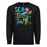 Black sea you soon with sea turtle Premium Sweatshirt - Artiststas