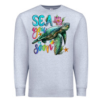 Heather Grey sea you soon with sea turtle Premium Sweatshirt - Artiststas