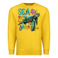 Lemon sea you soon with sea turtle Premium Sweatshirt - Artiststas