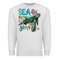 Oatmeal Heather sea you soon with sea turtle Premium Sweatshirt - Artiststas