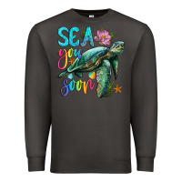 Smoke sea you soon with sea turtle Premium Sweatshirt - Artiststas