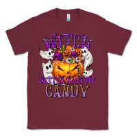 Burgundy Witch Better Have My Candy Classic Tee - texasbilliewilder