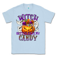 Dusty Blue Witch Better Have My Candy Classic Tee - texasbilliewilder