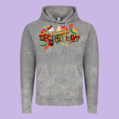 Cinco De Mayo Secretary Vintage Hoodie Designed By Cowgirlartshop