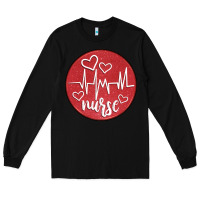 Black nurse coaster Long Sleeve Tee - CowGirlArtShop