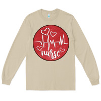 Mushroom nurse coaster Long Sleeve Tee - CowGirlArtShop