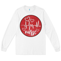 White nurse coaster Long Sleeve Tee - CowGirlArtShop