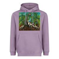 Lavender brachiosaurus Heavyweight Hoodie - Artiststas