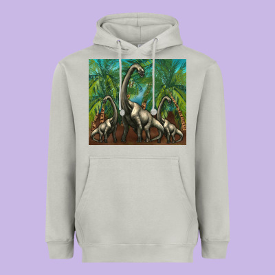 Brachiosaurus Heavyweight Hoodie Designed By Artiststas