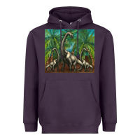 Plum brachiosaurus Heavyweight Hoodie - Artiststas