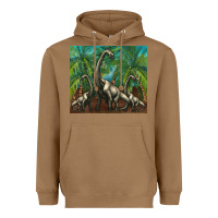 Toasted Coconut brachiosaurus Heavyweight Hoodie - Artiststas