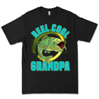Black reel cool grandpa Premium Tee - Jasminsmagicworld