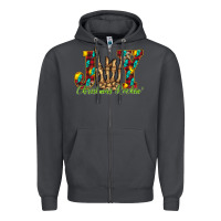 Smoke joy Christmas Rockin Zipper Hoodie - CowhideDigitalArt
