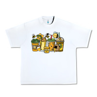 White Honey bee coffee cups Urban Heavy Tee - HowdyJamesFarm