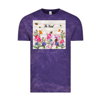 Cloud Purple be kind wildflower Vintage Tee - TumblerDesignByShophia