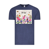 Vintage Denim be kind wildflower Vintage Tee - TumblerDesignByShophia