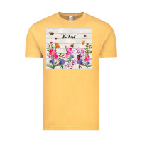 Vintage Mustard be kind wildflower Vintage Tee - TumblerDesignByShophia