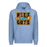 Colony Blue pies before guys Premium Hoodie - FaDigitalArtStudio