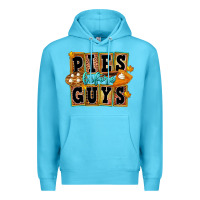 Ocean Blue pies before guys Premium Hoodie - FaDigitalArtStudio
