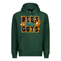 Sports Green pies before guys Premium Hoodie - FaDigitalArtStudio