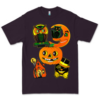 Plum Vintage Halloween Premium Tee - minhPixels