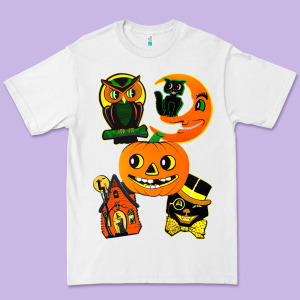 Vintage Halloween Premium Tee Designed By Minhpixels