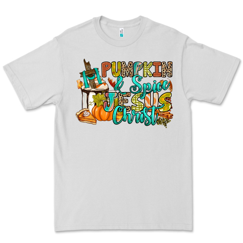 Pumpkin Spice And Jesus Christ Premium Tee by RanaPortraitStore | Teevron