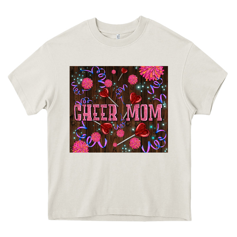 Cheer Mom Party Heavy Core Tee by LillyAllenDesigns | Teevron