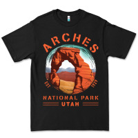 Black Cool Arches National Park Utah Premium Tee - minhPixels