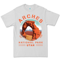 Dove Grey Cool Arches National Park Utah Premium Tee - minhPixels