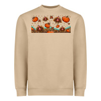Mushroom turkey thanksgiving pumpkin libbey glass Heavyweight Sweatshirt - BundleAndBundleShop