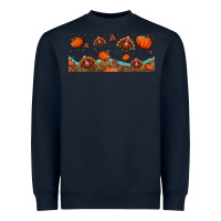 Navy turkey thanksgiving pumpkin libbey glass Heavyweight Sweatshirt - BundleAndBundleShop