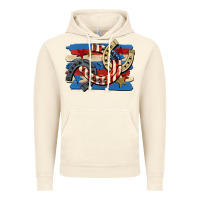 Vintage Artic 4th of july horseshoe Vintage Hoodie - CowGirlArtShop