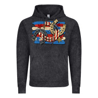 Vintage Black 4th of july horseshoe Vintage Hoodie - CowGirlArtShop