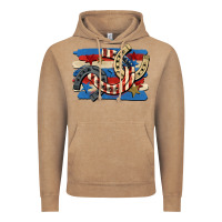 4th Of July Horseshoe Vintage Hoodie | Teevron