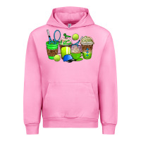 Fuchsia Pink tennis coffee cups Urban Hoodie - AdoDesignShop