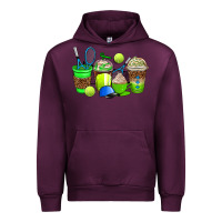 Mauve Wine tennis coffee cups Urban Hoodie - AdoDesignShop