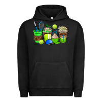 Pigment Black tennis coffee cups Urban Hoodie - AdoDesignShop