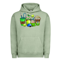 Pigment Oil Green tennis coffee cups Urban Hoodie - AdoDesignShop